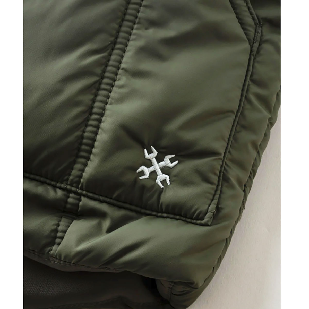 BLUCO BLUCO(ブルコ) OL-35-008 CREW NECK QUILTING VEST 3色