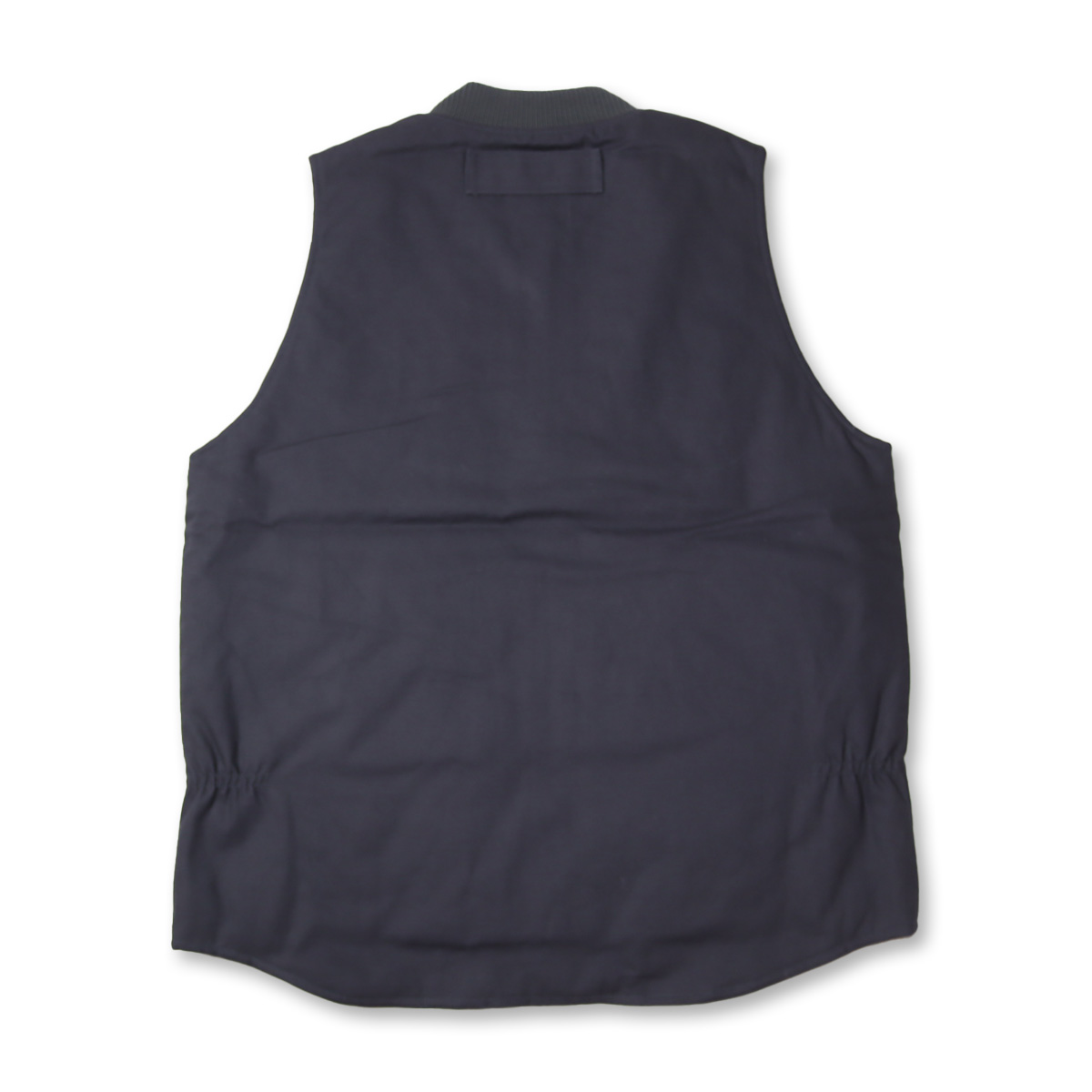 BLUCO（ブルコ） OL-35-013 RIB COLLAR DUCK VEST 3色(BLACK/BROWN