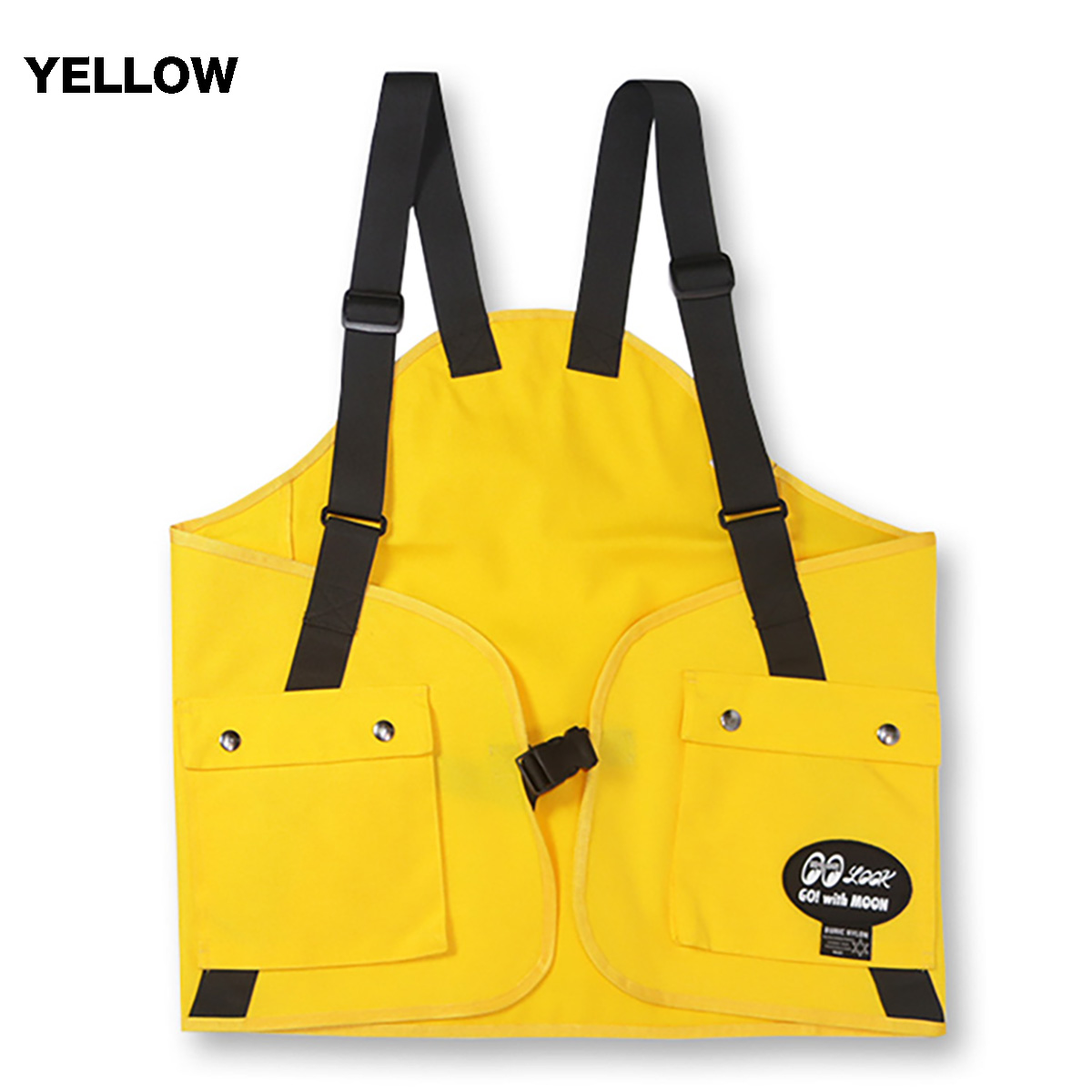 BLUCO(ブルコ) OL-35-019(MOON EYES×DOG TOWN×BLUCO) ユーティリティーベスト 2色(BLACK/YELLOW) BLUCO（ブルコ） OL-35-019 (MOO NEYESxDOG TOWNxBLUCO