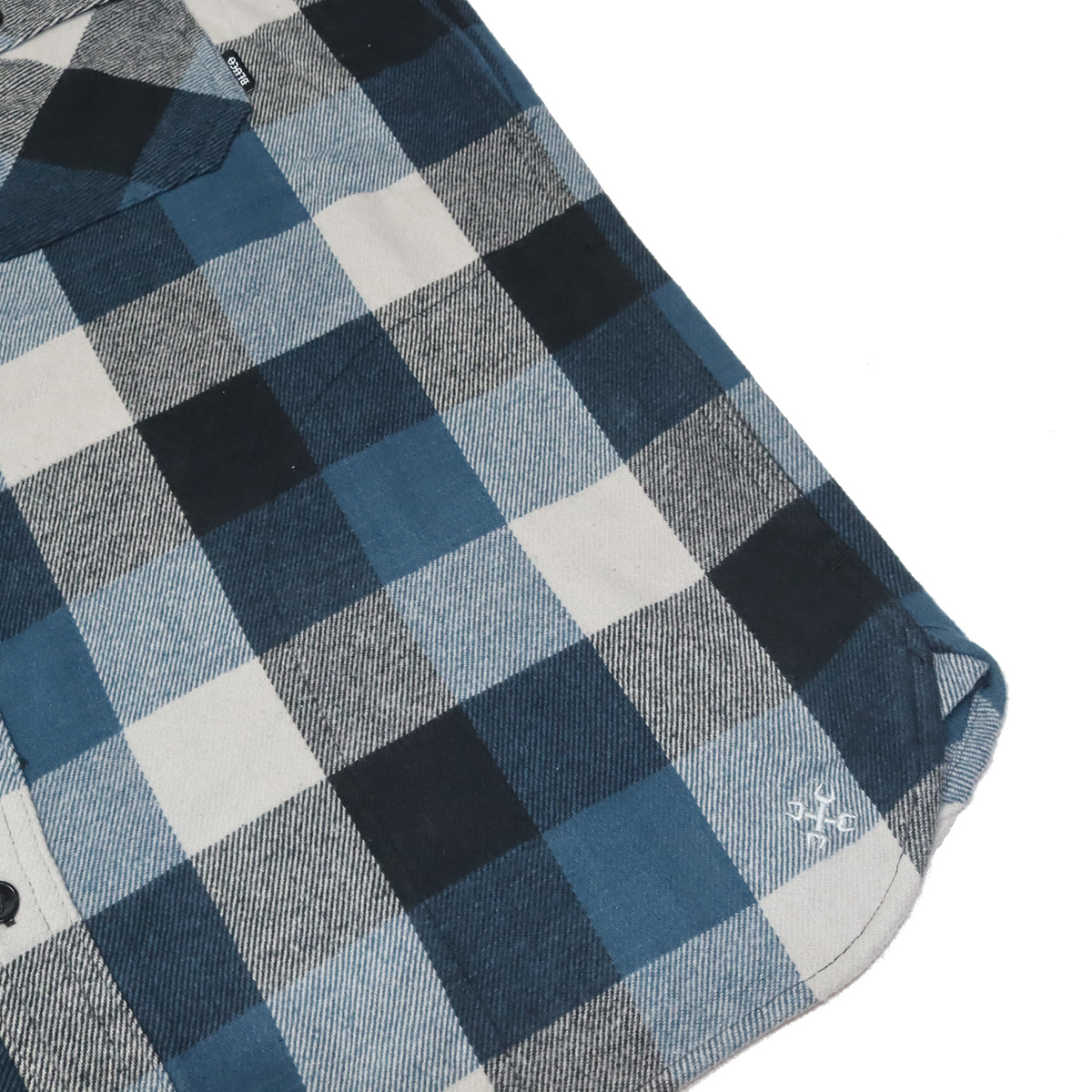 BLUCO（ブルコ） OL-11-048 BUFFALO CHECK FLANNEL SHIRT 3色(BLACK