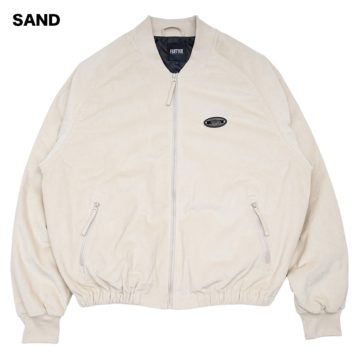 FLUTTER(フラッター) CORDUROY BOMBER JACKET 3色(BLACK/BROWN/SAND) FLUTTER(フラッター) CORDUROY BOMBER JACKET 3色(BLACK/BROWN/SAND