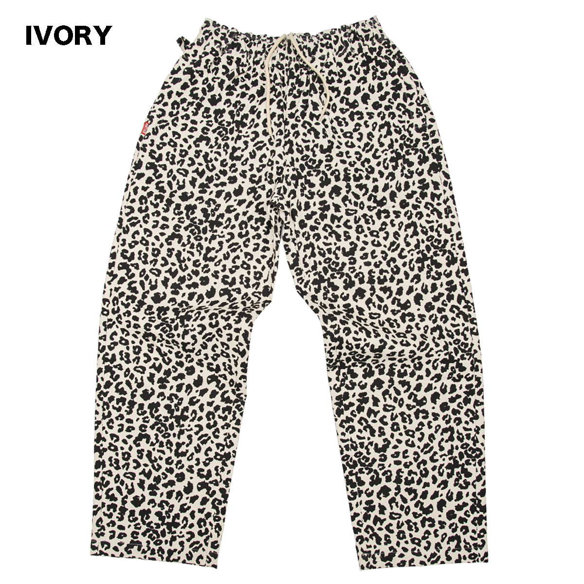 FLUTTER(フラッター) The holiday-Comfy fit-leopard Easy Pants2025 2色(IVORY/BROWN) FLUTTER(フラッター) The holiday-Comfy fit-leopard Easy Pants2025 2