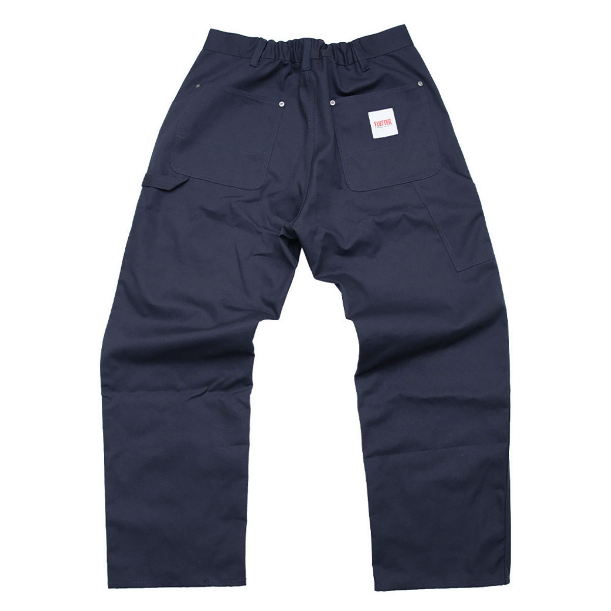FLUTTER ペインターパンツ ホワイト M コットンダック地 FLUTTER(フラッター) COTTON DUCK PAINTER PANTS 3色(WHITE/BROWN/NAVY