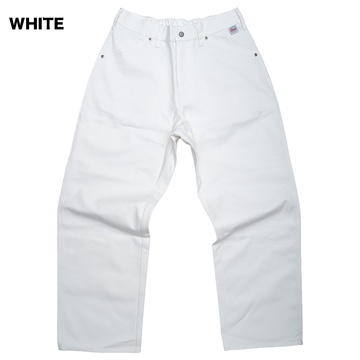 FLUTTER ペインターパンツ ホワイト M コットンダック地 FLUTTER(フラッター) COTTON DUCK PAINTER PANTS 3色(WHITE/BROWN/NAVY