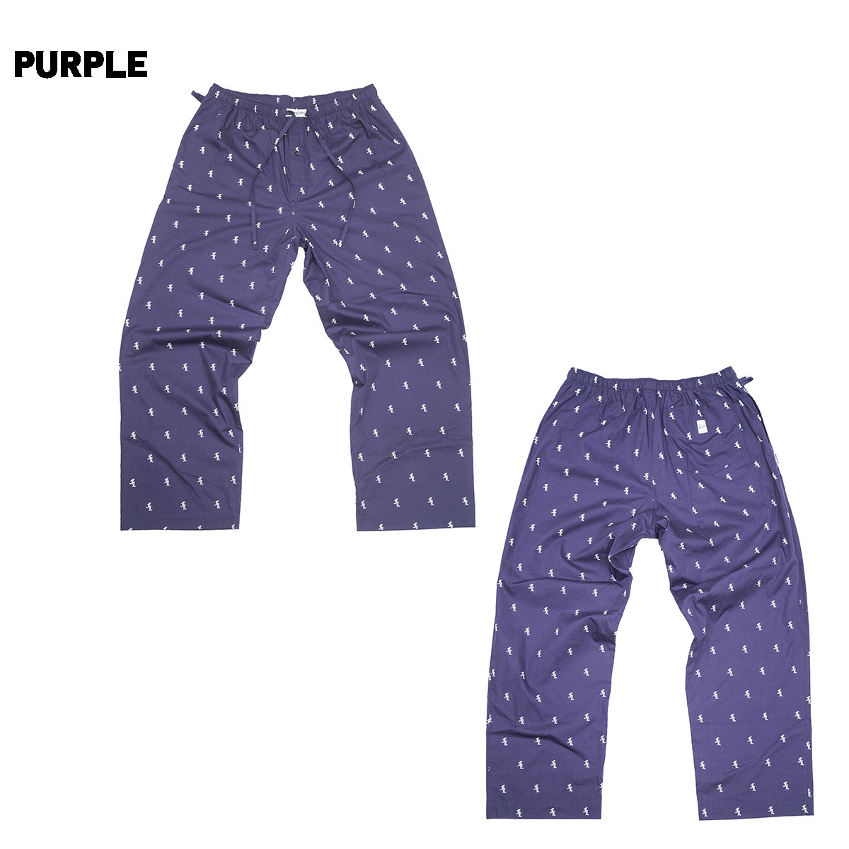 Flutter 　easy pants フラッター　イージーパンツ FLUTTER(フラッター) O/E FL logo Easy Pants (BLACK/OD/PURPLE