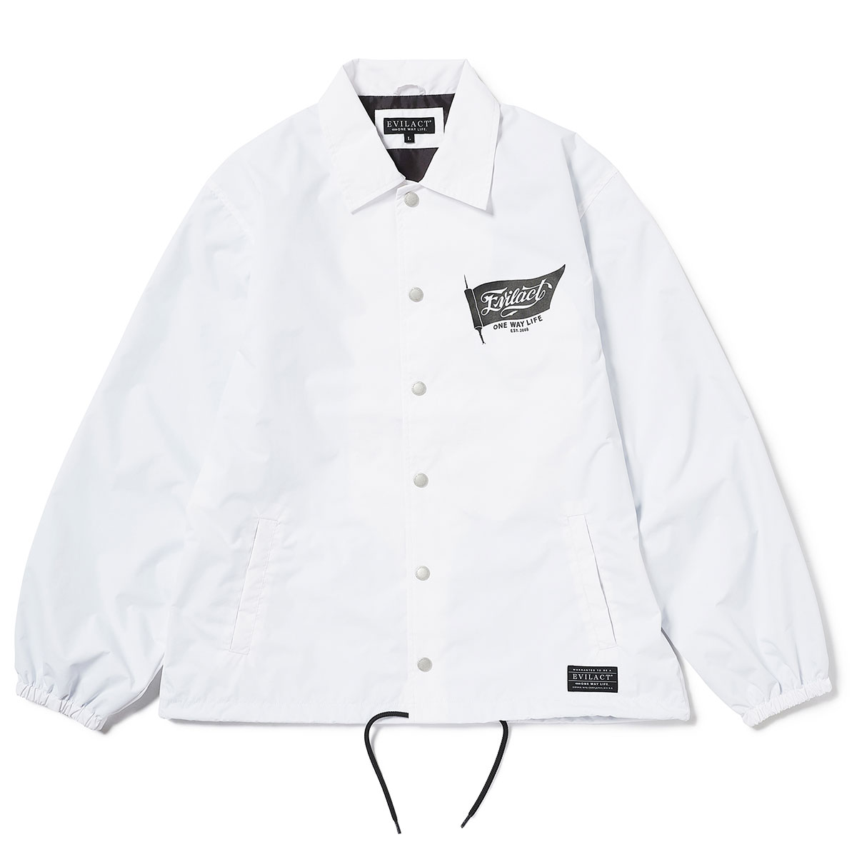 EVILACT(イーブルアクト) FLAG WIND BREAKER 2色(Black/White) ☆送料