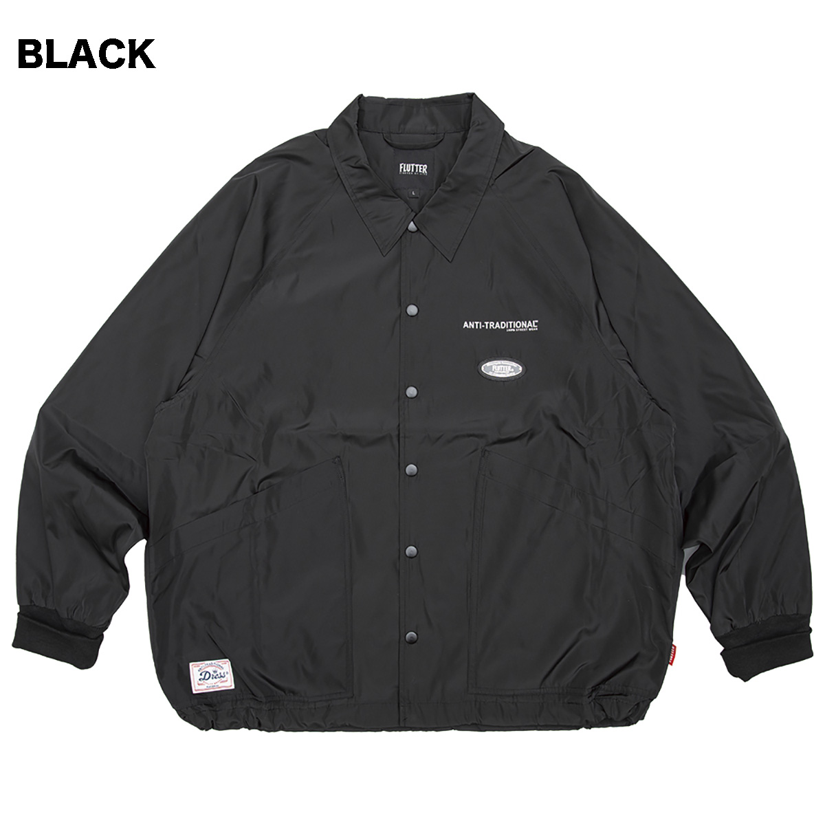 FLUTTER フラッター コーチジャケット 美品 バイカー ハーレー FLUTTER フラッター コーチジャケット 美品 バイカー ハーレー FLUTTER