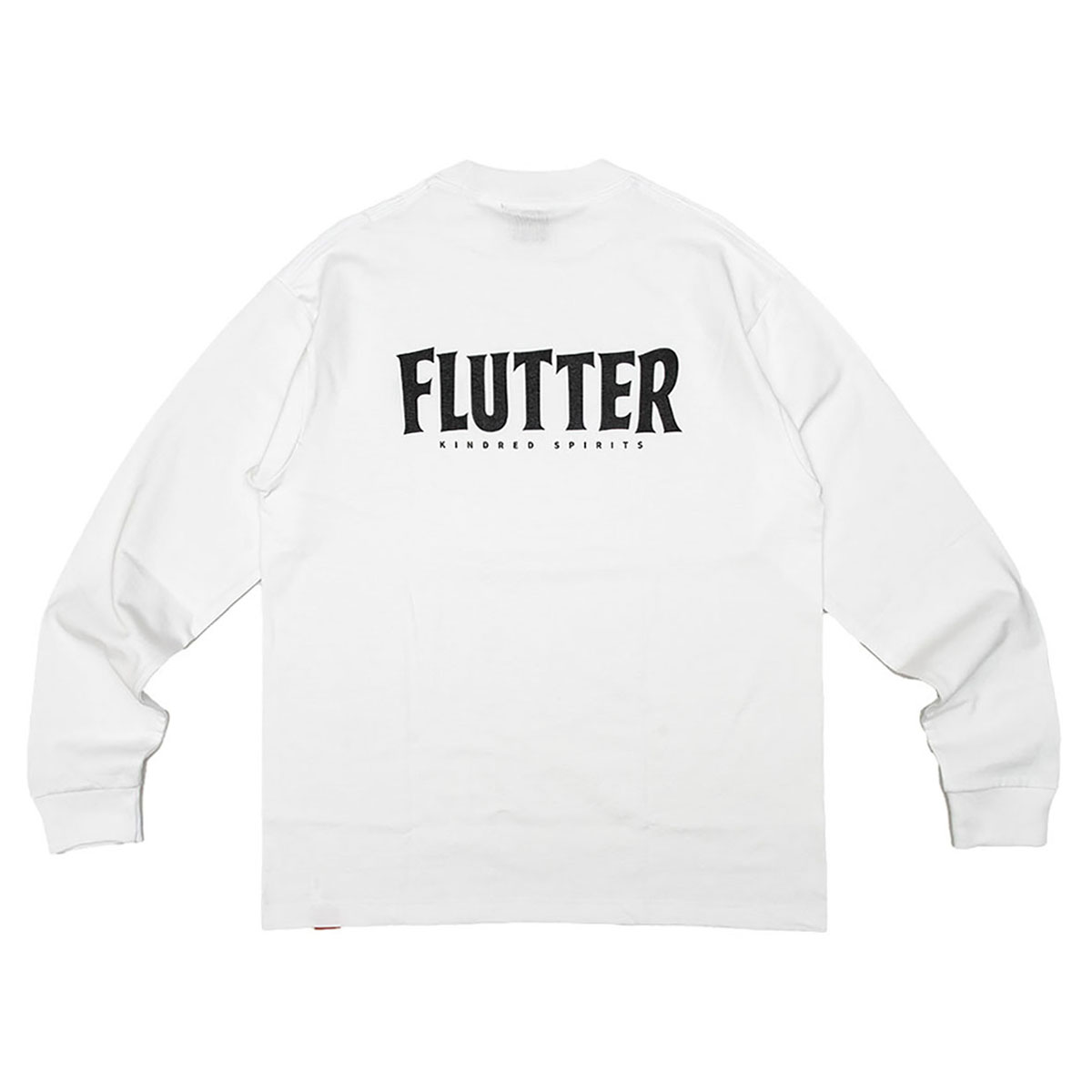 FLUTTER(フラッター) OG Logo L/S Tee 4色(ブラック/ホワイトxレッド
