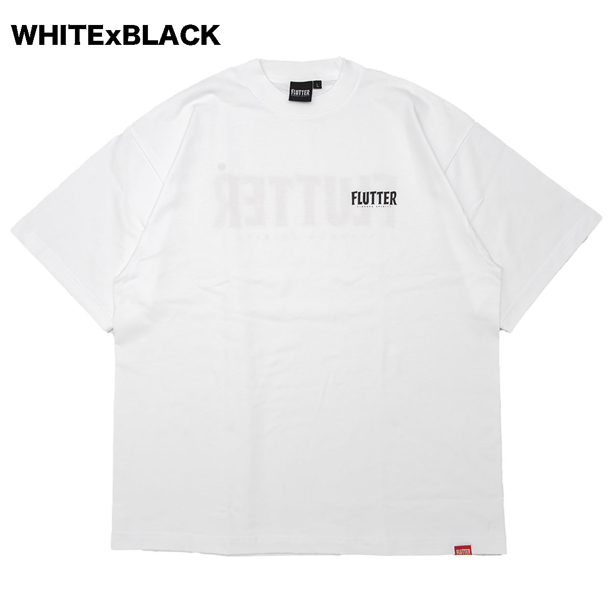 FLUTTER OG Logo S/S Tee (ブラック/ホワイトxレッド/ネイビー