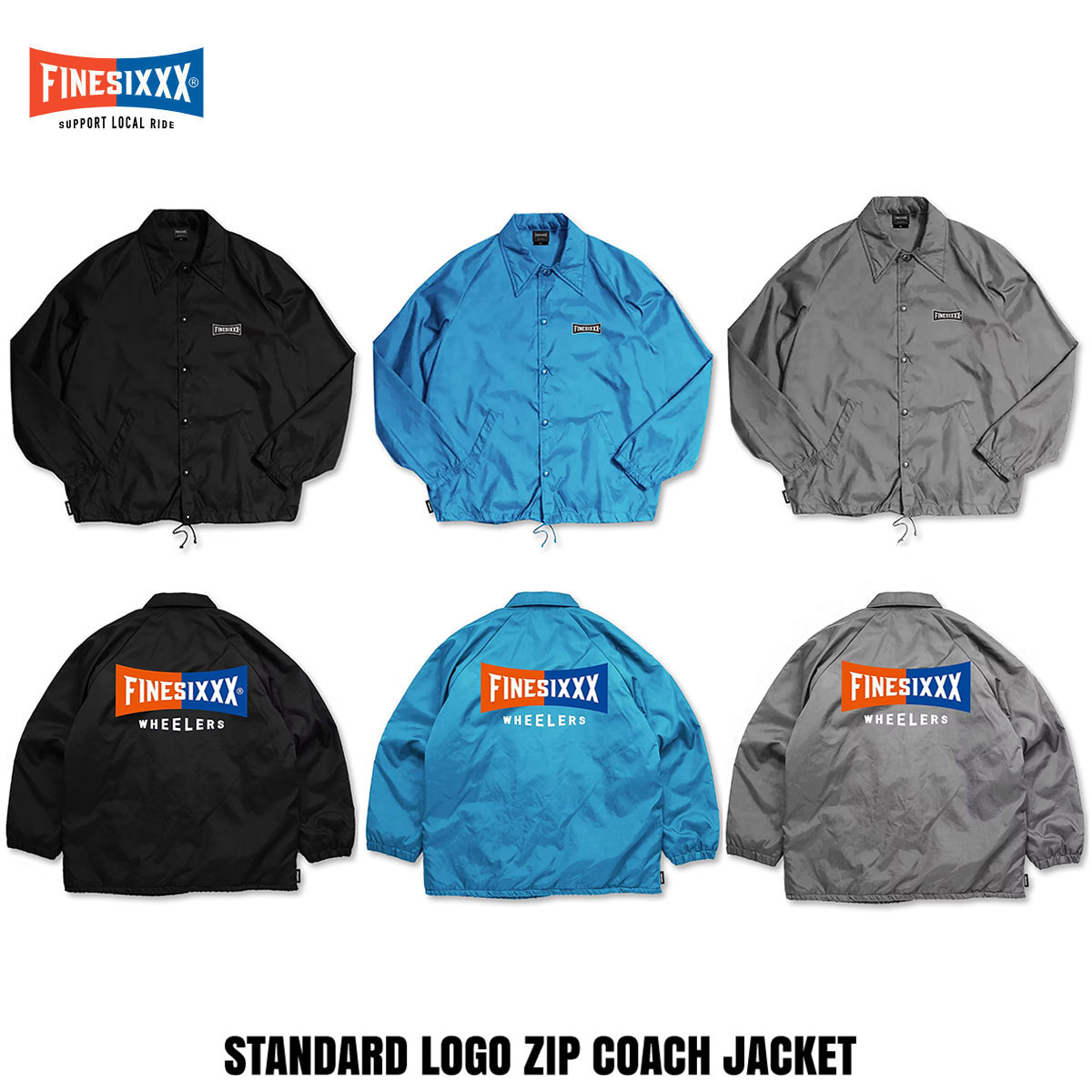 ジャケット・アウター FINESIXXX REVERSIBLE 2WAY COACH JACKET ファインシックス FINESIXXX REVERSIBLE 2WAY COACH JACKET FS