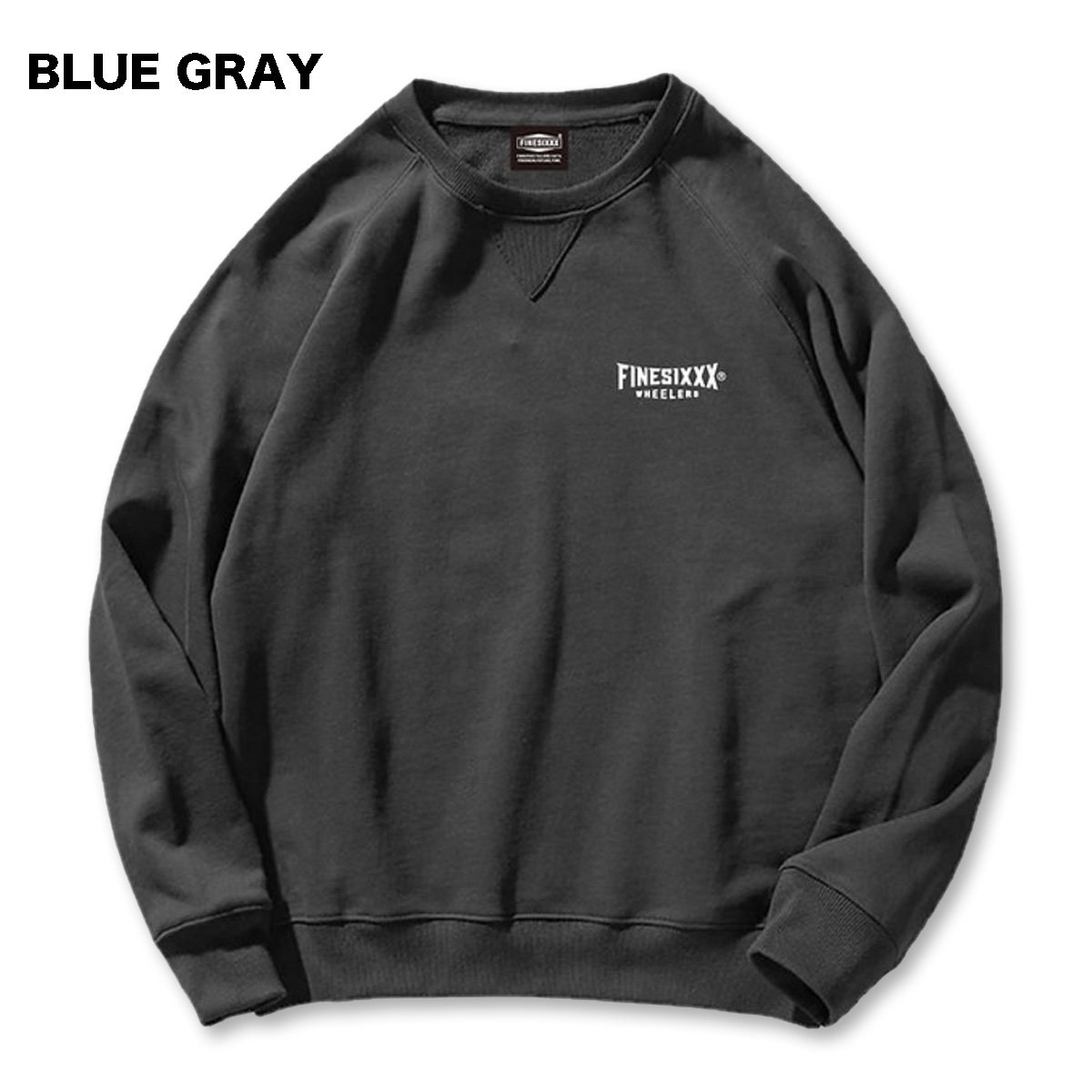 FINESIXXX(ファインシックス) TRADE MARK EMBROIDERY SWEAT 2色(BLACK 