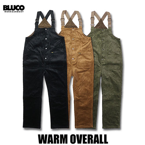 BLUCO(ブルコ) OL-150W-022 WARM OVERALL 3色(BEG/BLK/OLV)☆送料無料