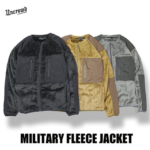 UNCROWD(アンクラウド) UC-503-022 MILITARY FLEECE JACLET 3色(BLK/OLV/SLT) 送料無料!! :  503-022 : Pins store - 通販 - Yahoo!ショッピング