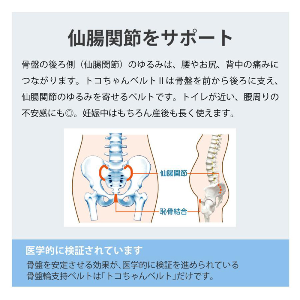 トコちゃんベルト2 直後ケアベルト ダブル巻き