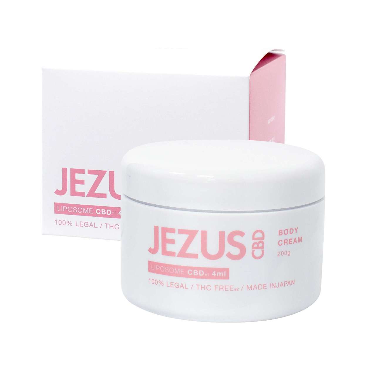 JEZUS ジーザス CBD ボディクリーム CBD4ml 200g リポソームCBD 美容 保湿 スキンケア 潤い ジェル  :JECRX4ML200GXX:PIQQOL - 通販 - Yahoo!ショッピング