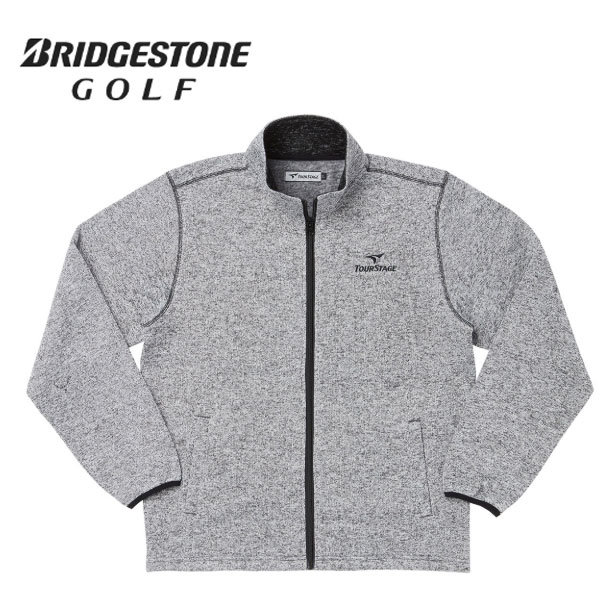 希少　美品　BRIDGESTONE GOLF ブリヂストントラックジャケット TOURSTAGE ブリヂストンゴルフ ツアーステージ フリースブルゾン