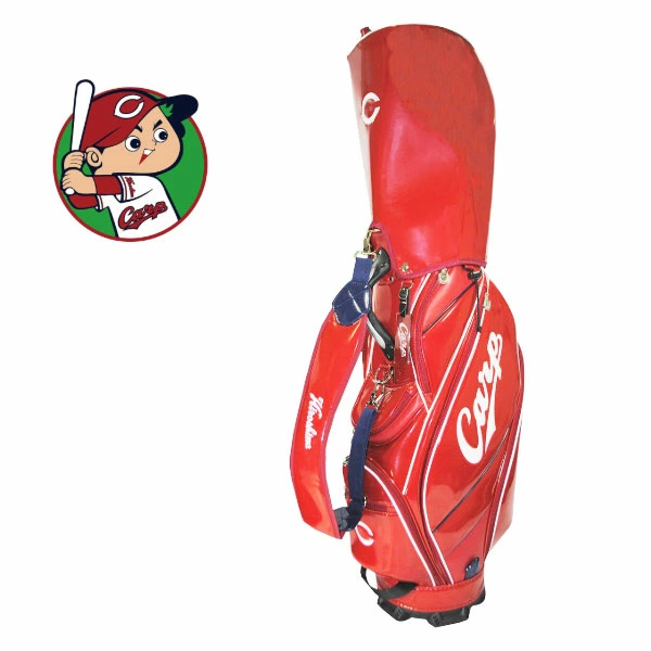【送料込み】美品　激レア　広島カープ　キャディバッグ ネームプレート刻印無料】 広島東洋カープ 9.5型キャディバッグ 47