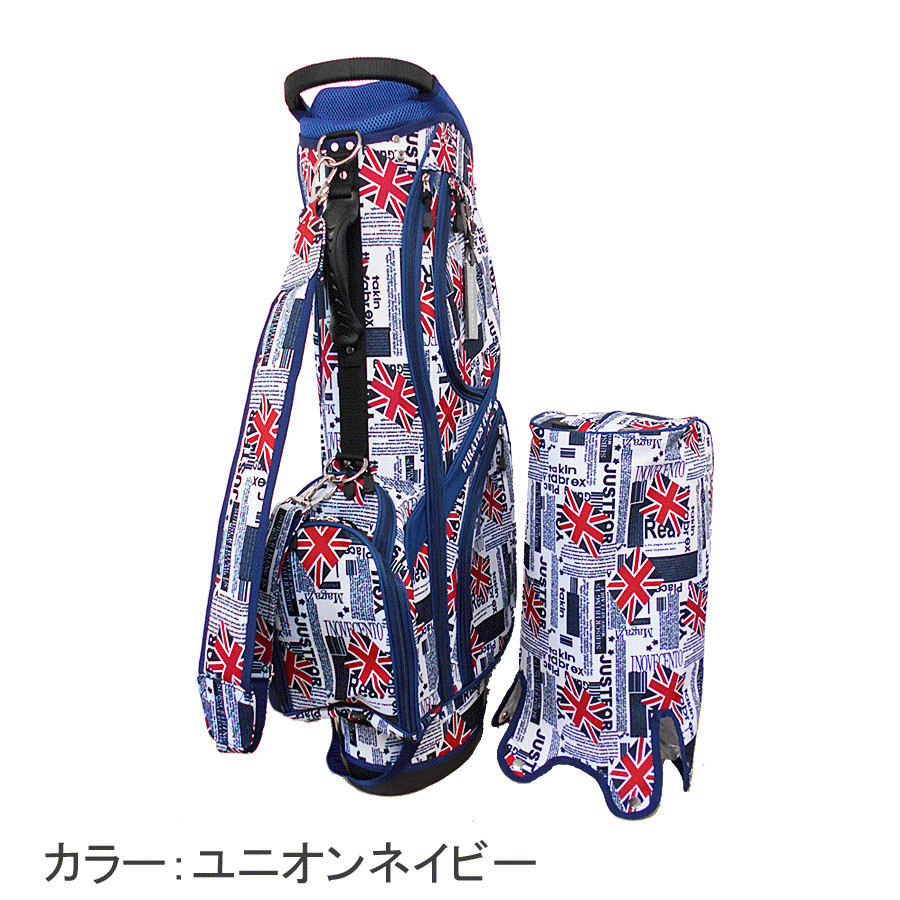 スタンド式キャディバッグ　軽量で旅行用や予備バックに！パターカバーをプレゼント！ スタンド式キャディバッグ 軽量で旅行用や予備バックに！パター
