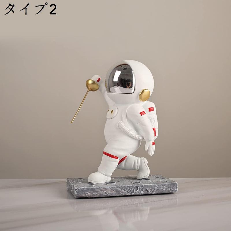 オーナメント 宇宙飛行士の像 装飾用 オシャレ プレゼント ホームインテリア 可愛い 子供 タイプ こども F 部屋 装飾品 綺麗な置物｜pismile｜03