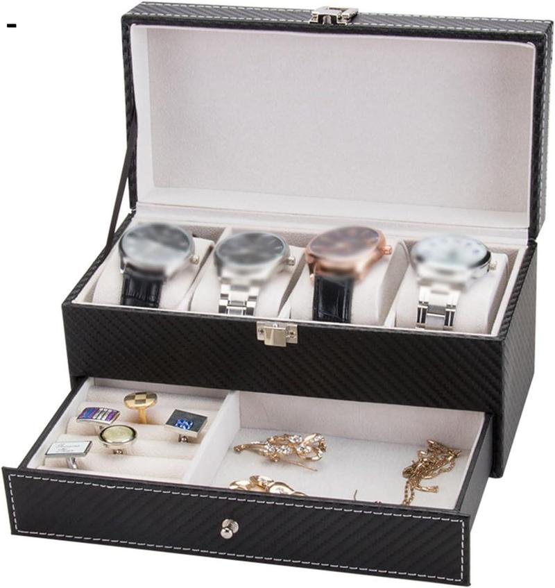 腕時計収納ケース アクセサリー収納ケース 腕時計収納ボックス コレクションケース PUレザー ジュエリーケース 高級腕時計ケース ギフト｜pismile｜02