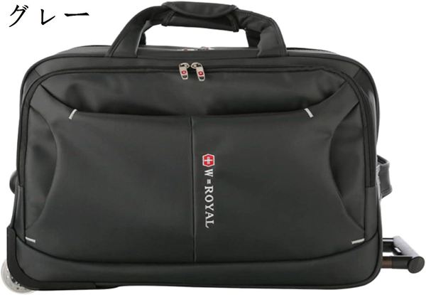 ボストンキャリー 2way キャスターバッグ 65L-60x31x37cm トロリーバッグ キャリーバッグ 折りたたみ 大容量 2輪 旅行