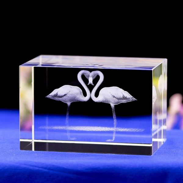 3D彫刻動物透明クリスタルガラス工芸品ガラス装飾品置物結婚披露宴のギフト家の装飾のお土産、1｜pismile｜02