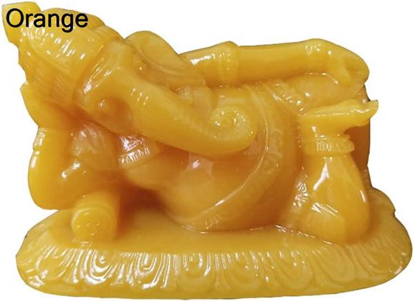 黄金の横にあるガネーシャ仏像象の神の彫刻ガネシュ置物男性の置物男性の石、家庭の庭の装飾仏像 (Color : Green)｜pismile｜04