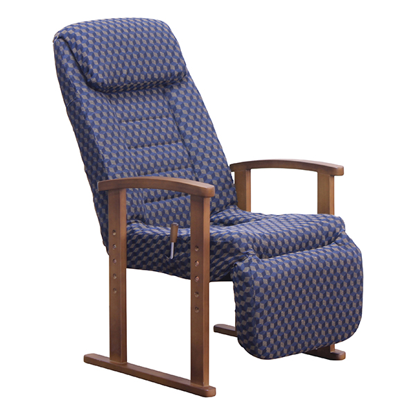 高座椅子 座椅子 座いす 座イス おしゃれ 7段階 リクライニング チェア パーソナルチェア ハイバック ファブリック 高さ調節 レッグレスト付き | ブランド登録なし | 02