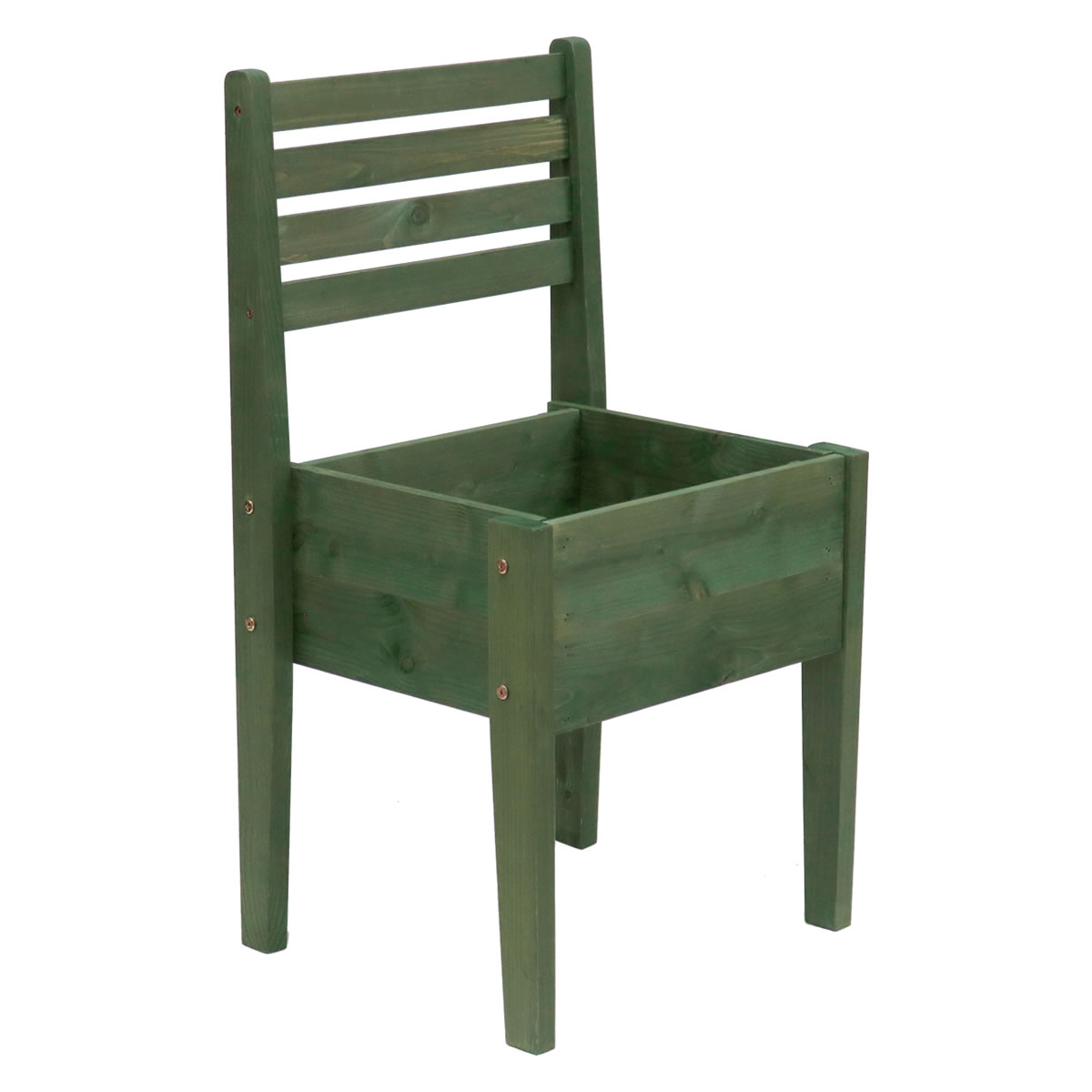 プランタースタンド 木製 フラワースタンド 屋外 北欧風 花台 ガーデンラック プランターラック 鉢スタンド おしゃれ 天然木 チェア型 スタンド 幅40cm | ブランド登録なし | 02