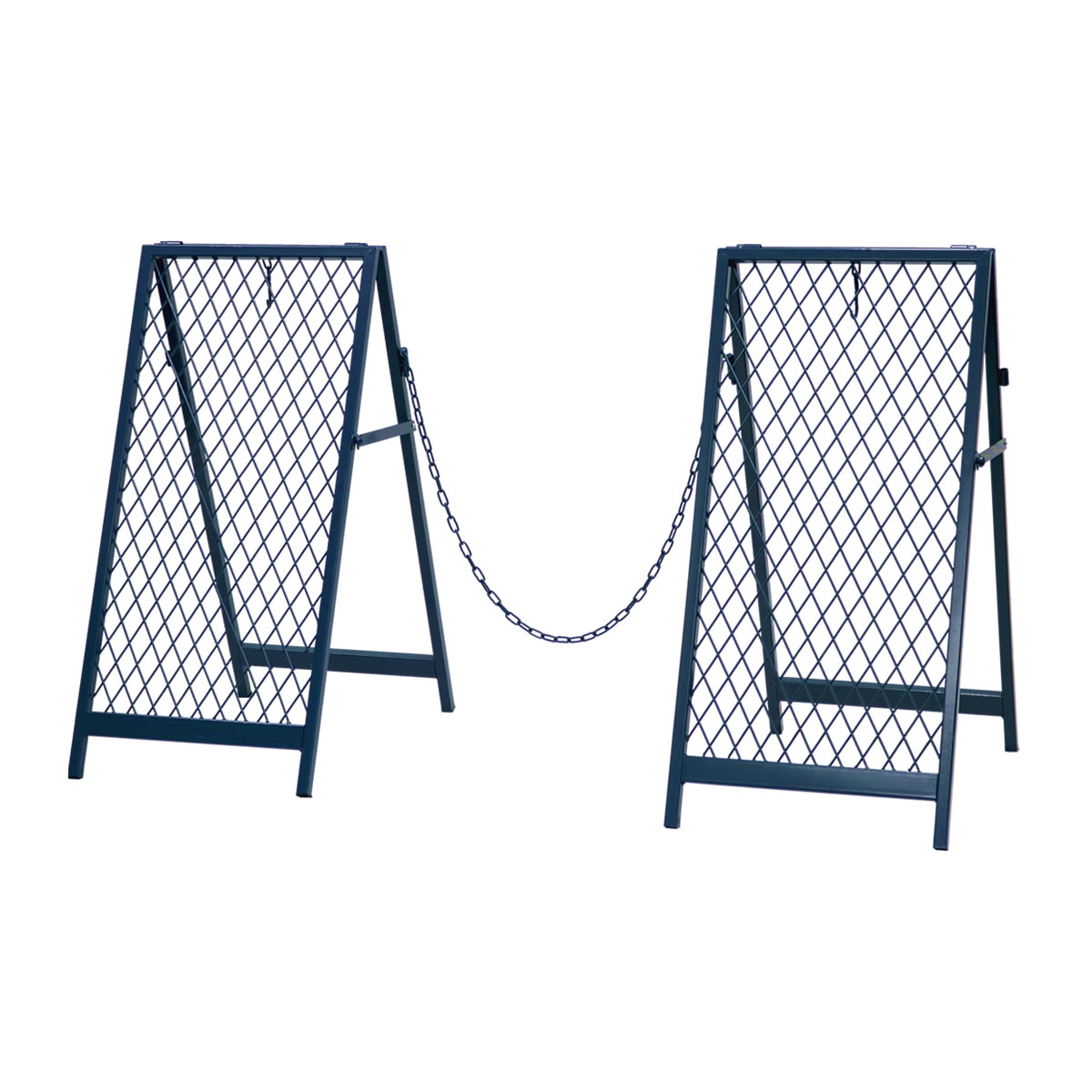 チェーンゲート チェーンスタンド おしゃれ 駐車場 バリカー バリケード フェンス ガーデンフェンス ハンギング スタンド 柵 置き型 | ブランド登録なし | 02