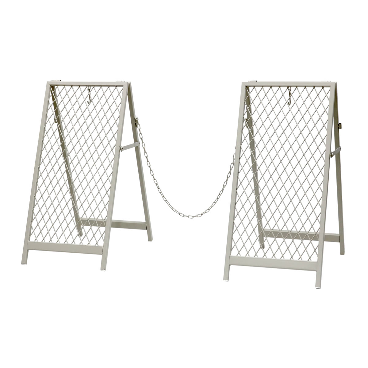 チェーンゲート チェーンスタンド おしゃれ 駐車場 バリカー バリケード フェンス ガーデンフェンス ハンギング スタンド 柵 置き型 | ブランド登録なし | 03