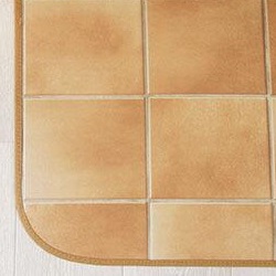 キッチンマット 100×420cm 拭ける 撥水 防水 防カビ 抗菌 防炎 日本製 床保護 傷防止 クッションフロア カーペット マット おしゃれ 受注生産の画像