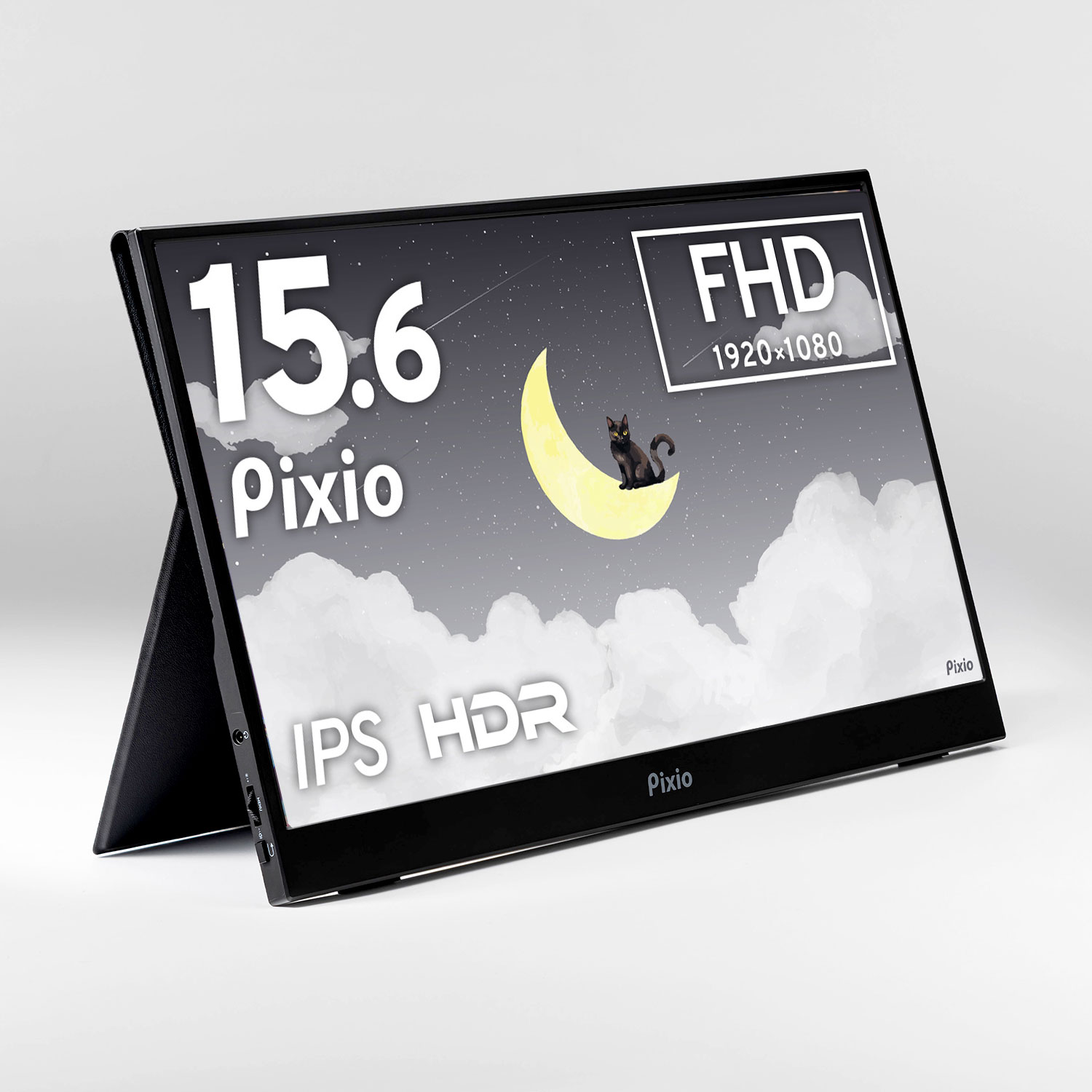 Pixio ポータブルモニター PX160 Wave 15.6インチ　ブラック PX160 Wave 15.6 inch Portable Gaming Monitor – Pixio