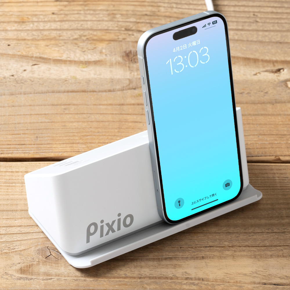 Pixio 電源タップ usb付き おしゃれ コンセント USB充電器 卓上 type-c