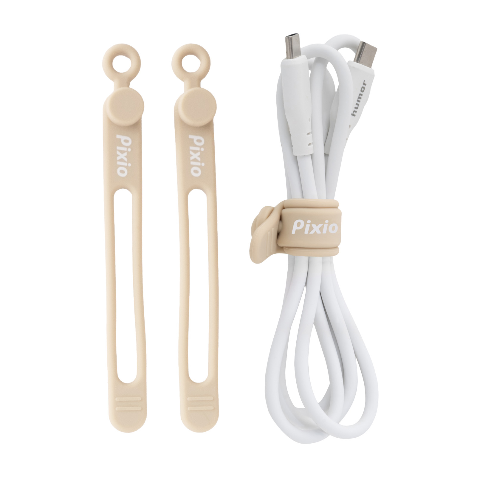 Pixio ケーブルバンド シリコン ケーブルタイ シリコンケーブルバンド 3本セット ホワイト ブラック ブルー ピンク ベージュ パープル グリーン かわいい おしゃ | Pixio | 05