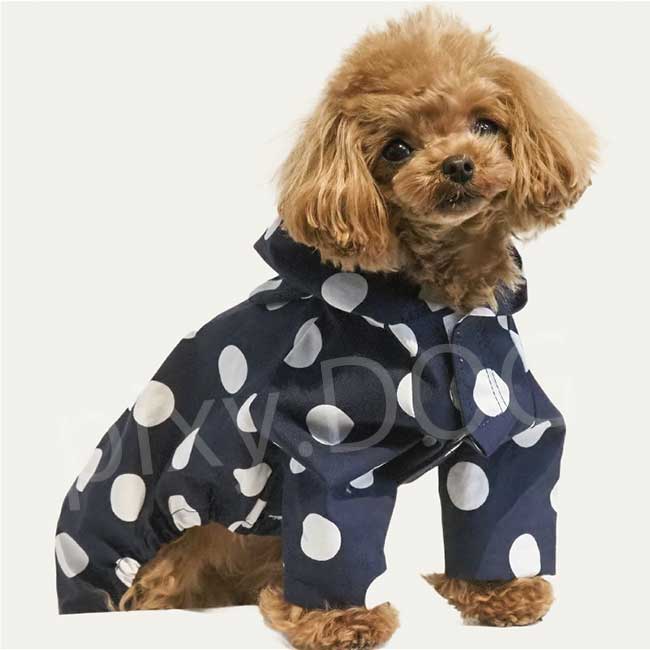 ネコポス発送可】犬服 クークチュール 2025 犬用足つきレインコート