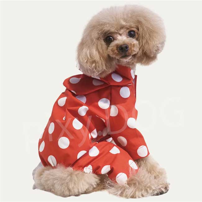 『新品未使用』small stuff 犬服　レインコート ネコポス発送可】犬服 クークチュール 2025 犬用足つきレインコート