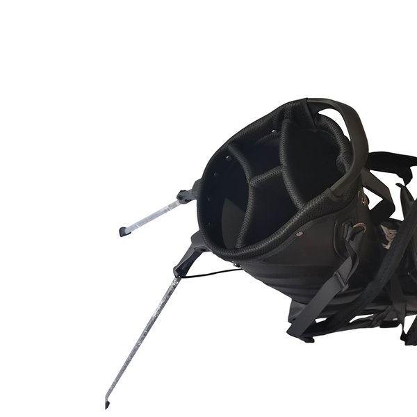 ゴルフバッグ スタンドゴルフバッグ PXG 安定感抜群 Golf Bag スポーツゴルフバッグ 6分割口枠 クラブケース 防水耐摩耗性 9.0型 ブラック レディース メンズ 