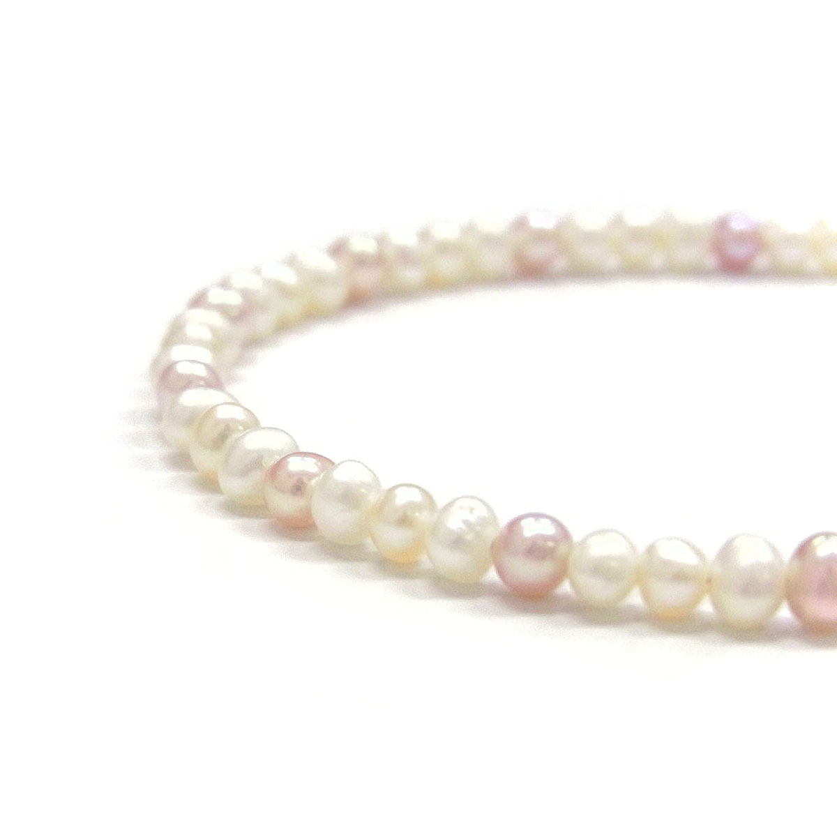 淡水真珠 ベビーパールネックレス 2.5-3mm マルチカラー 40cm 