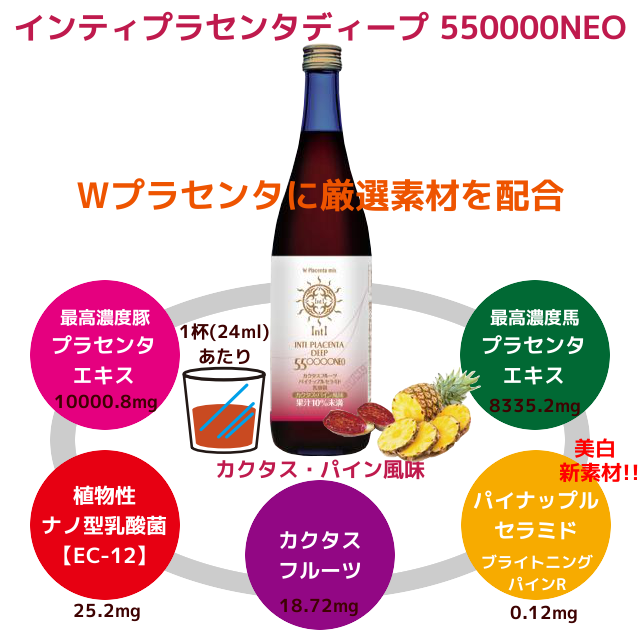 インティプラセンタ ディープ 550000NEO カクタス・パイン風味 720ml