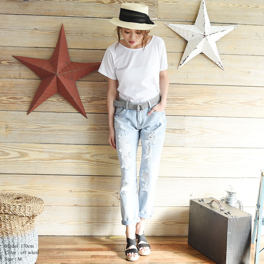 tシャツ レディース 半袖 Tシャツ トップス Uネック クルーネック tシャツ リゾート ガーリー おしゃれ 半袖 カットソー プルオーバー シャツ 背中みせ 背中 開き 大人 上品 レディース 春 夏 tops shirt womans ladies