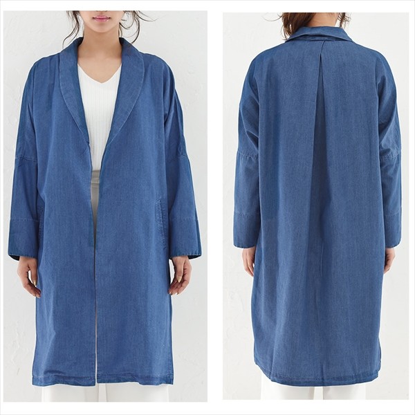 デニム コート ロングコート トレンチコート レディース スプリングコート テロンチコート ロング ロング丈 コーディガン おしゃれ 大人 上品 アウター パーティー 女性 女の子 大人 おしゃれ 可愛い デート M ゆったり レディース outer Ladies ブラック ネイビー ブルー