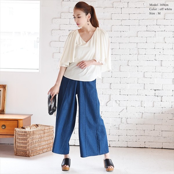 接触冷感素材 袖コンシャス Vネック シャツ ボートネック ブラウス トップス ドルマントップス ノースリーブ 半袖 五分袖 5分袖 ブラウス 結婚式 女性 女の子 大人 おしゃれ 可愛い 二次会 デート M ゆったり 体型カバー レディース tops Ladies イエロー オフホワイト グレー