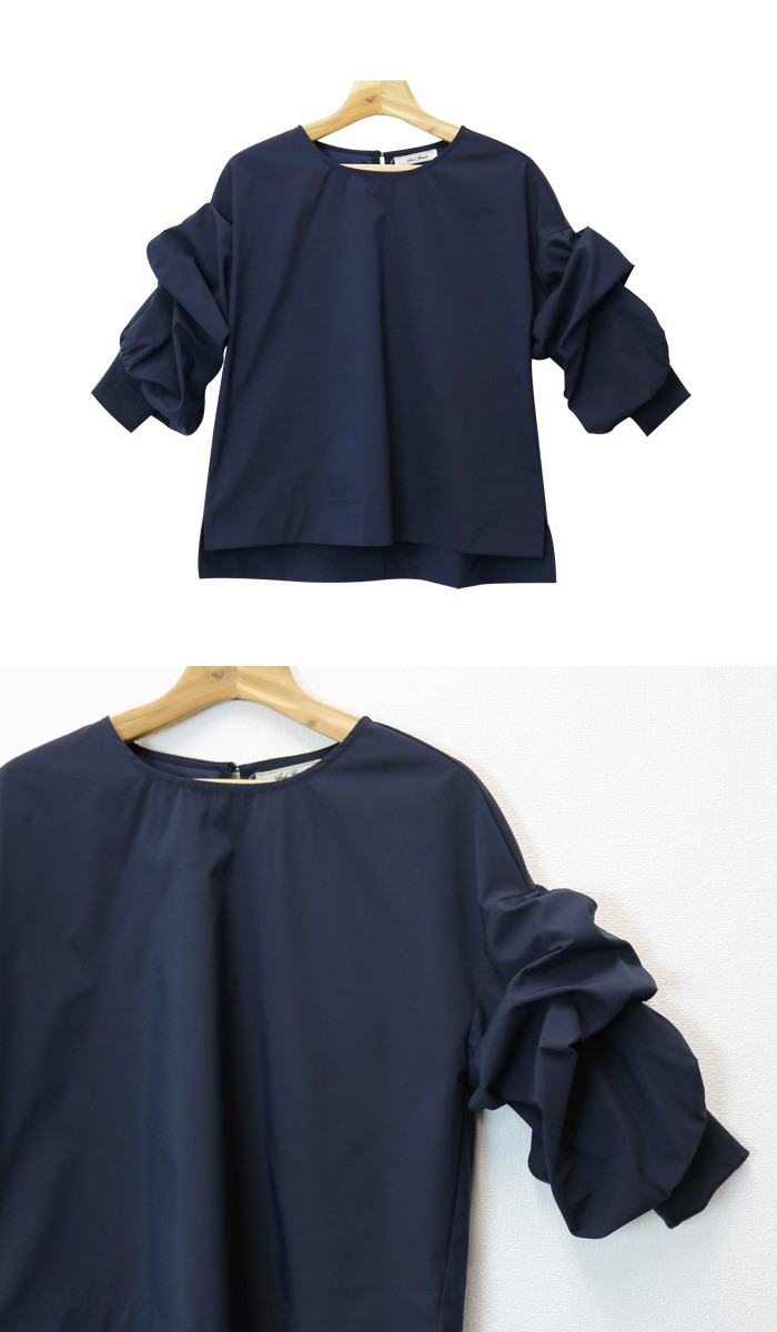 楽ちん 春 ブラウス レディース ビジネス 7分袖 七分袖 2way トップス シャツ ブラウス オフィス 袖コンシャス おしゃれ 長袖 ブラウス ボリューム袖 バルーン袖 ゆったり 夏 オフィスカジュアル 春夏 レディース tops Ladies ブラック 黒 白 ホワイト ネイビー グリーン