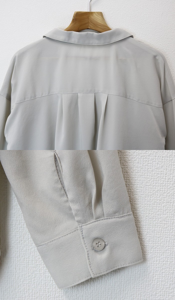 楽ちん 春 スキッパーシャツ レディース 通勤 スキッパー ブラウス レディース ビジネス Vネック トップス シャツ ブラウス オフィス 袖コンシャス 長袖 オーバーサイズ 大きいサイズ ゆったり 夏 オフィスカジュアル 春夏 レディース tops Ladies ブラック 黒 白 ホワイト ネイビー ベージュ ピンク