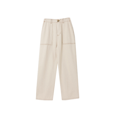 【SO】ホワイトデニムベイカーパンツ Mサイズ 大山シュンstillbyhand WDB-Pants | So｜大人の「フツーの服」専門店