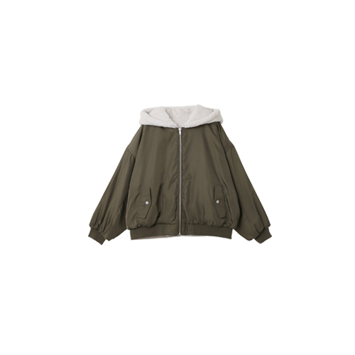 ZARAリバーシブルフ―ド付きMA―1型ファ―ブルゾン ZARAリバーシブルフ―ド付きMA―1型ファ―ブルゾン - メルカリ