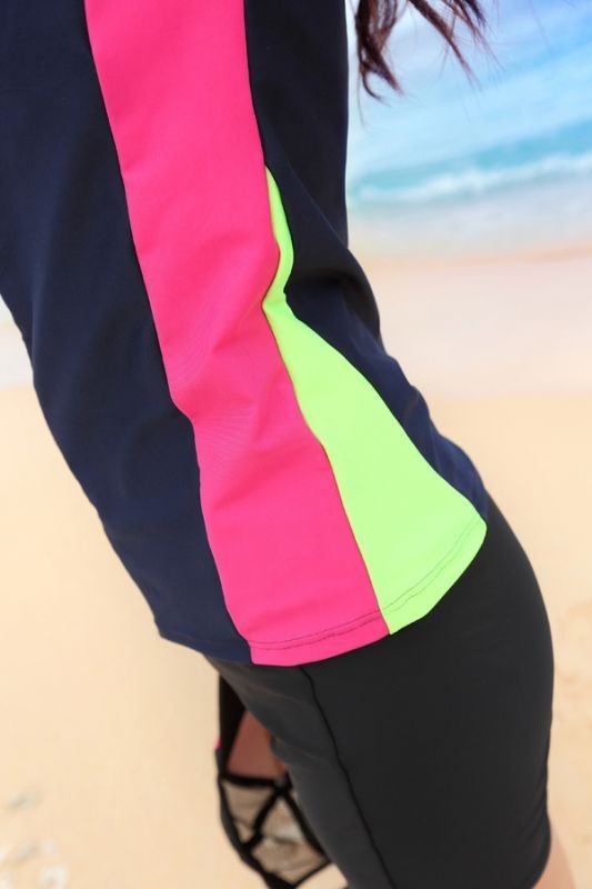 前ジッパー フィットネス 水着 レディース かわいい フィットネス水着