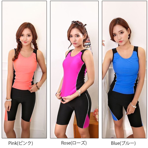 フィットネス/水着/レディース/半袖/セパレート/フィットネス水着/フィットネス水着/レディース/セパレート/かわいい/水着/フィットネス/水着/みずぎ/レディース/水着/セパレート/女性水着/海外/女の子/激安/siwm/siwmwear/Ladies/woman