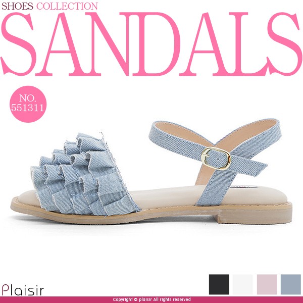 サンダル レディース ぺたんこ サンダル 黒 サンダル ストラップ レディース 歩きやすい 旅行 ペタンコ サンダル リゾート ビーチ スリッパ カジュアル フラット ローヒール　フラットソール 疲れにくい 低反発 Ladies shoes womans ブラック ホワイト ピンク デニム